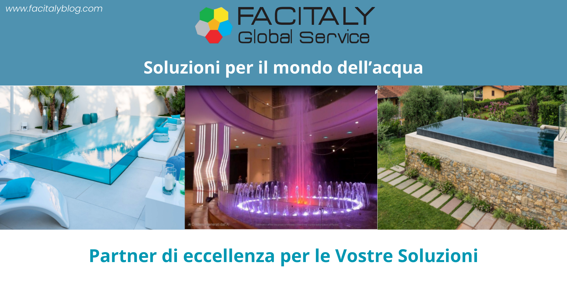 Le nostre soluzioni per il mondo dell’acqua