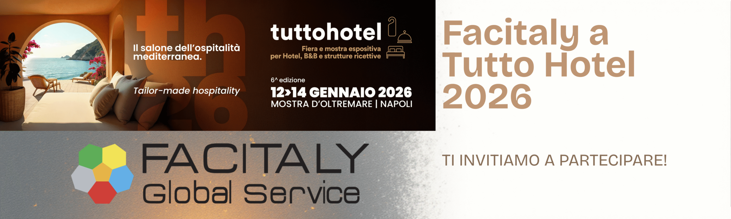 Facitaly a TuttoHotel 2026: il salone dell’ospitalità mediterranea