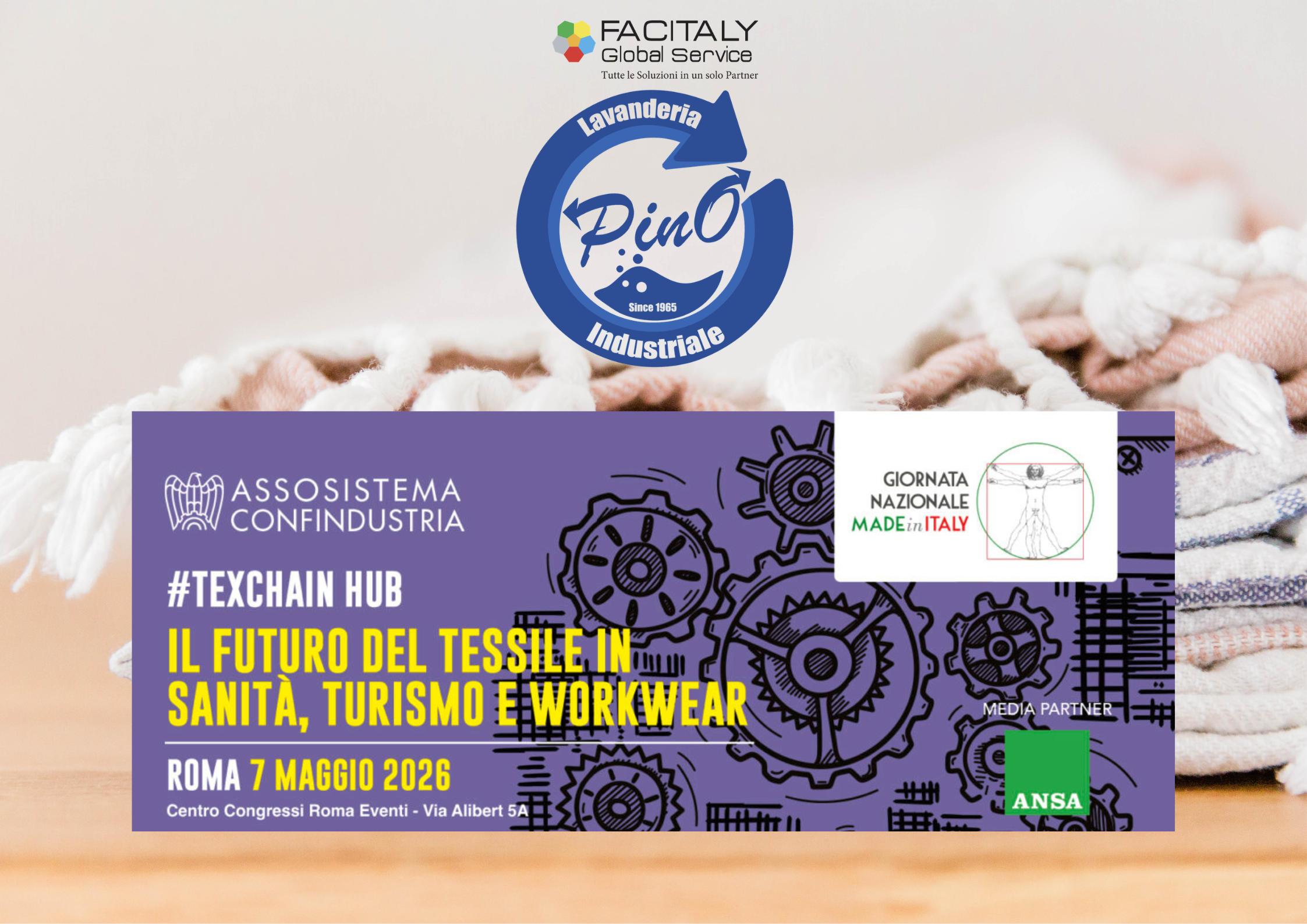 TEXCHAIN HUB: Lavanderia Pino porta al centro il valore invisibile della filiera tessile